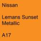 Preview: Nissan, Lemans Sunset Metallic, A17.